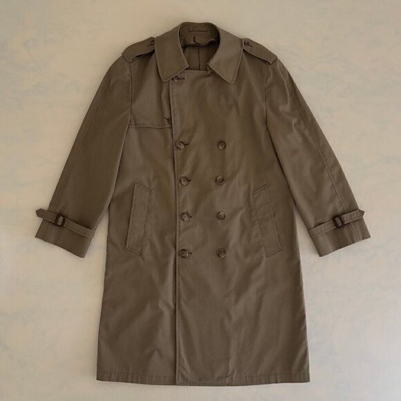 London Fog Jackets & Blazers - London Fog Vintage Iconic Beige Trench Coat 40S